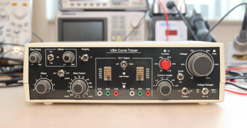 Homebrew Curve Tracer Competes With The Big Guns